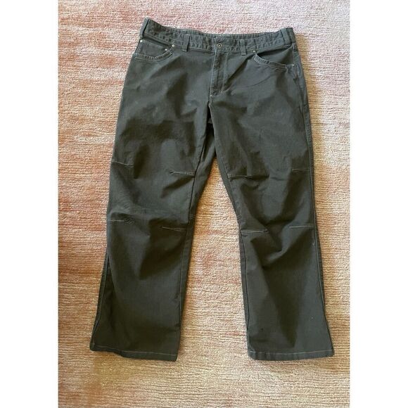 Eddie Bauer SEATTLE • USA Vintage Brown Cotton Men’s Pants 40x30 - Picture 1 of 9